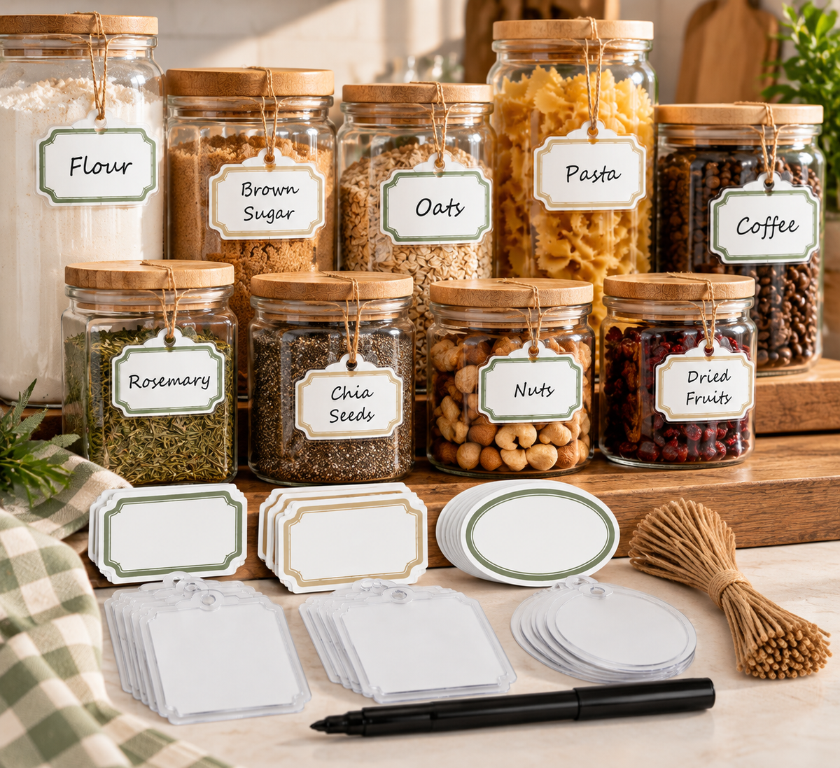 Waterproof Organization Labels Set