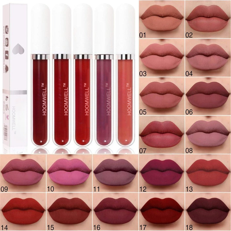 10-Color Matte Lip Set – Long-Lasting, Smooth & Hydrating Lipsticks for All-Day Wear