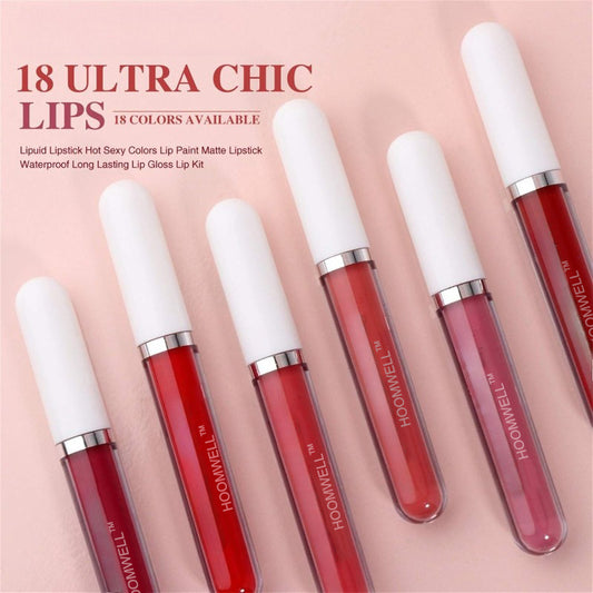 10-Color Matte Lip Set – Long-Lasting, Smooth & Hydrating Lipsticks for All-Day Wear
