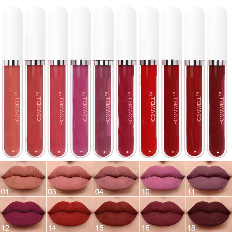 10-Color Matte Lip Set – Long-Lasting, Smooth & Hydrating Lipsticks for All-Day Wear